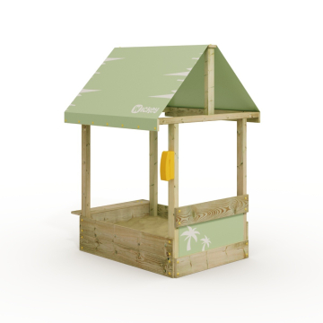 Zandbak met dak Wickey Dinky (verschillende maten)  834734_k