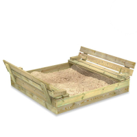 Zandbak Flip met klapdeksel 110x125 cm  620246