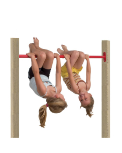 Duikelstang 143 cm incl. 2 palen Rood 620969