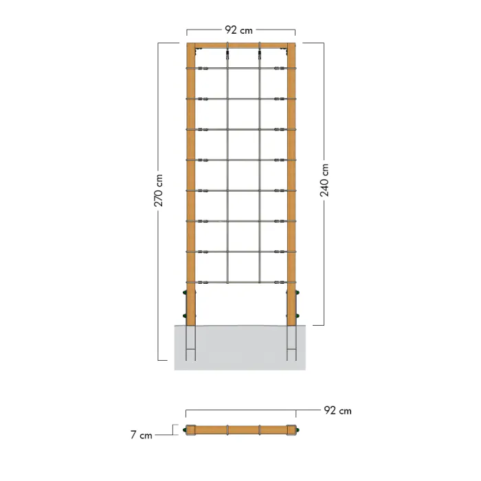 VAYEODEYU Klimnet Speeltuin, Klimnet for buiten 4 cm / 4 mm touwnet trapleuning veiligheidsnet terrashek beschermingsnet universeel beschermend net(1.2x8m