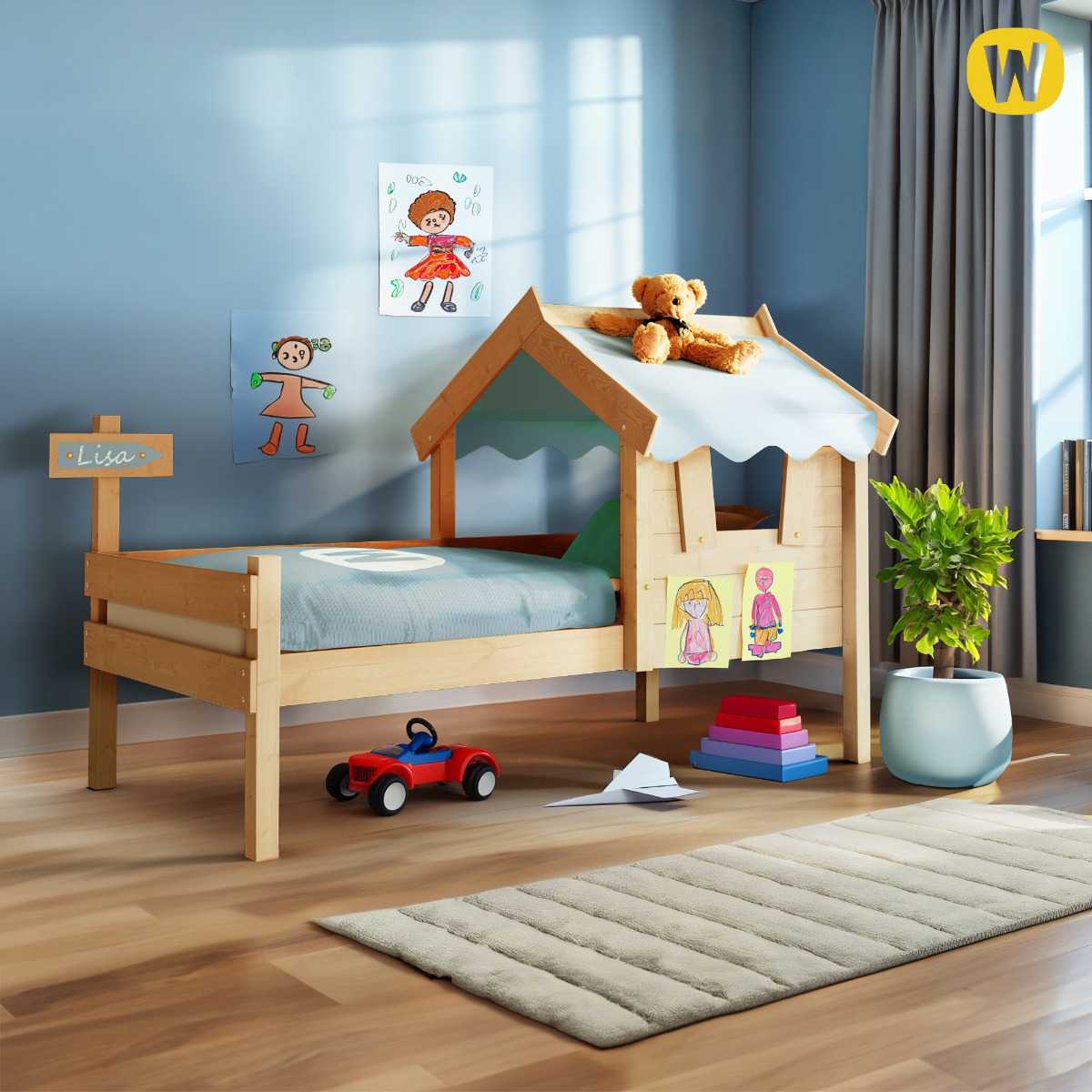 Kinderbed Wickey CrAzY Sharky 630753_k