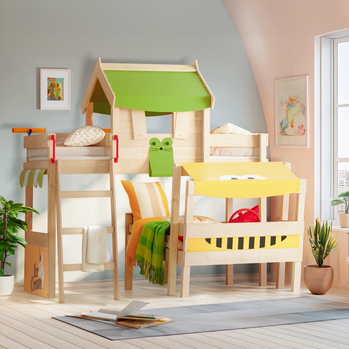 Stapelbed Wickey CrAzY Jungle 630729_k