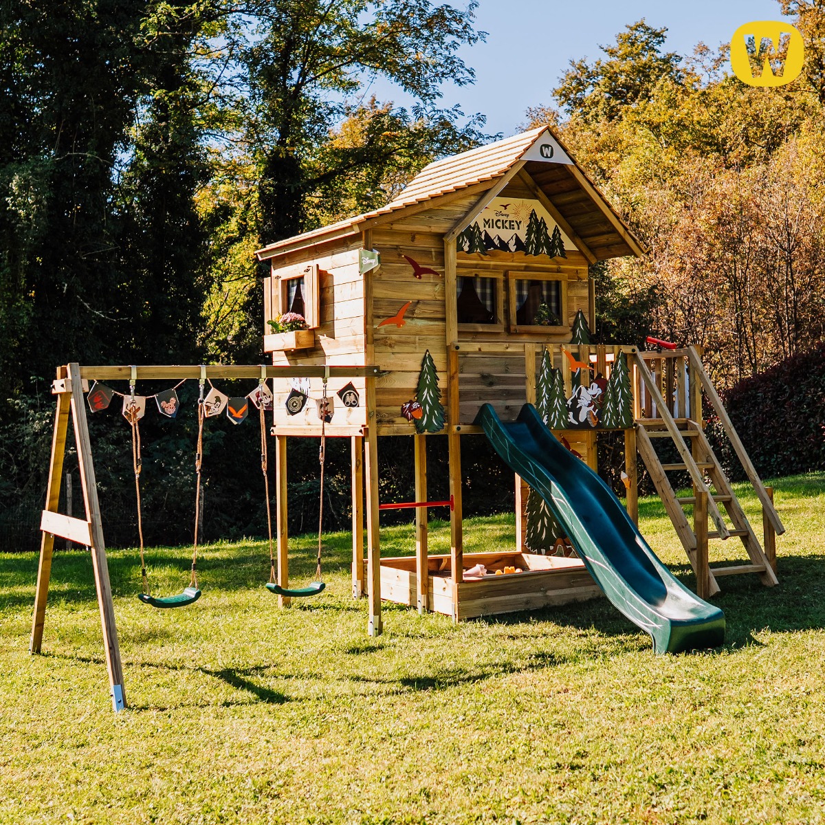 Disney's Mickey Mouse Outdoor Adventure - GreenHouse speelhuis op palen van Wickey 835537_k