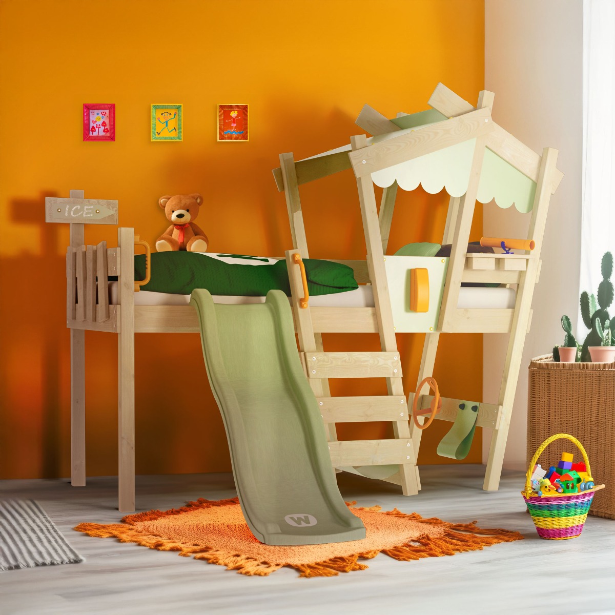Hoogslaper Wickey CrAzY Snuggy met glijbaan 834935_k