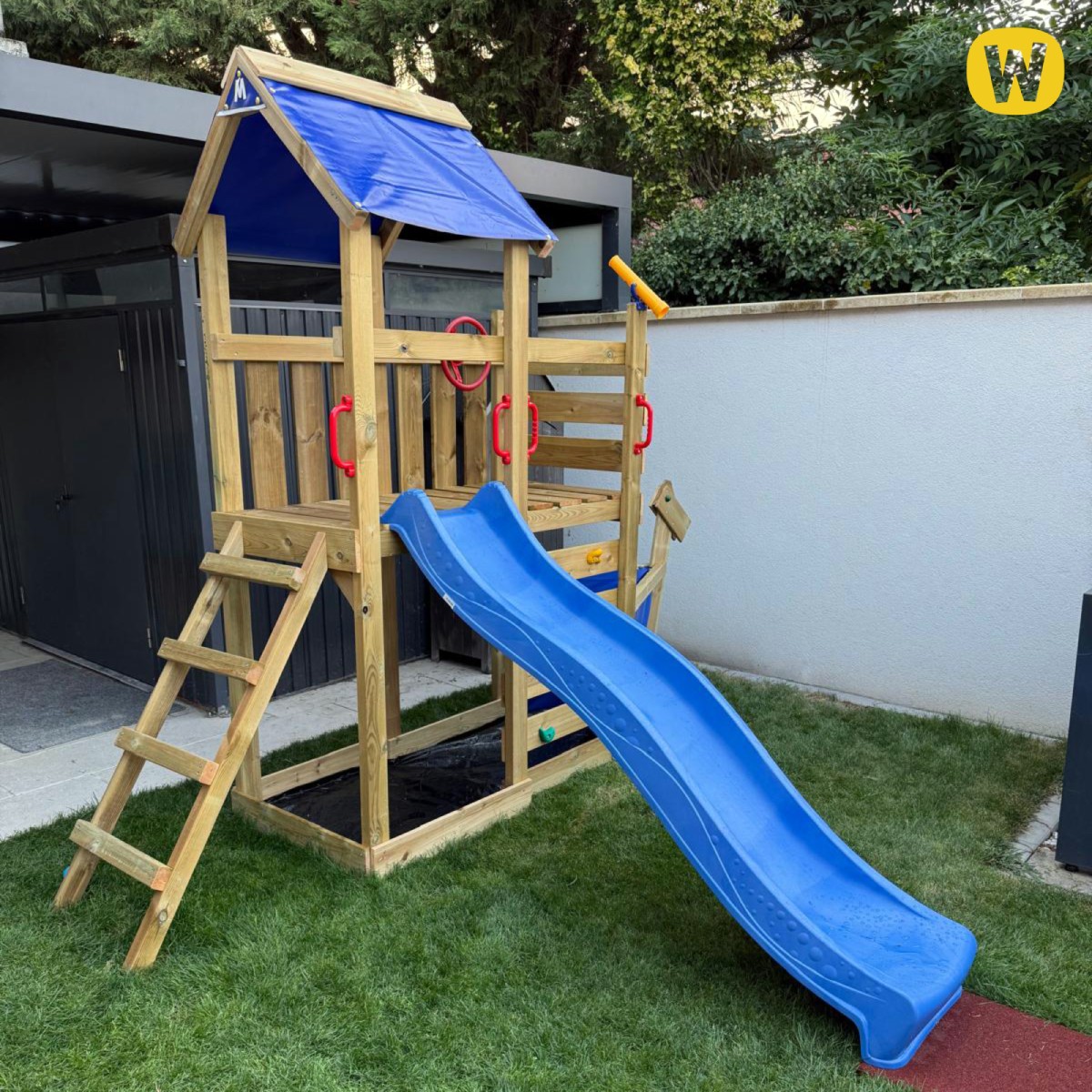 Speeltoestel met glijbaan Wickey SpookyFlyer 1000240_k